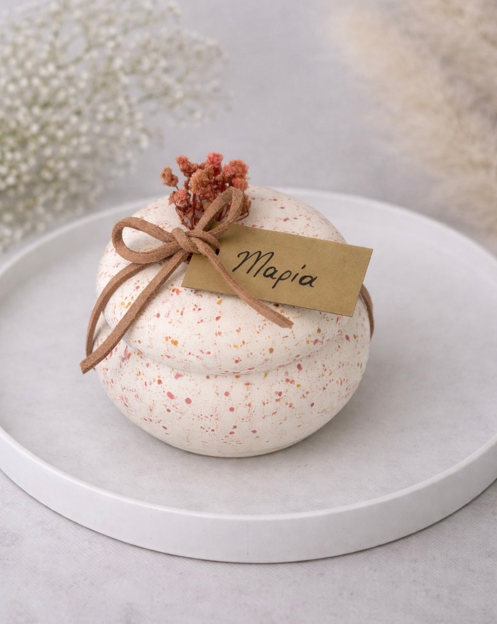 Macaron πιτσιλωτό βαζάκι - Image 6