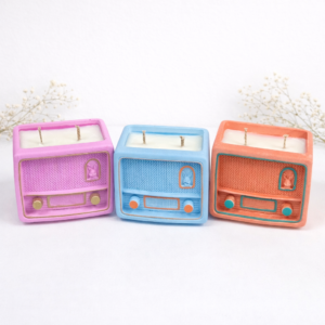 Ρετρό Ραδιόφωνο με κερί σογιας