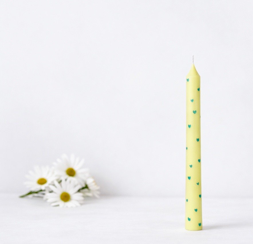 Λαμπάδα καρδιες